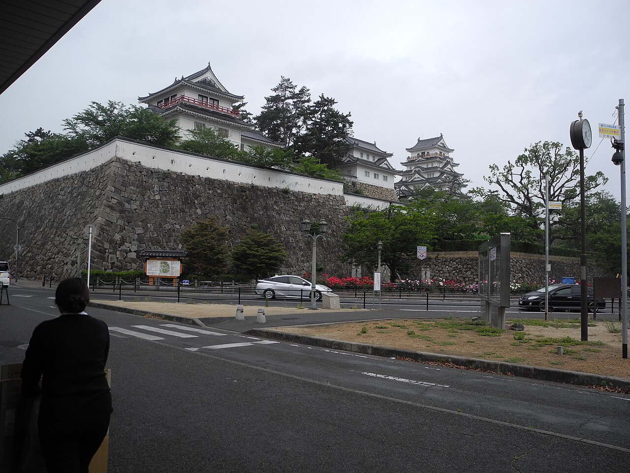 福山駅北口から見た福山城